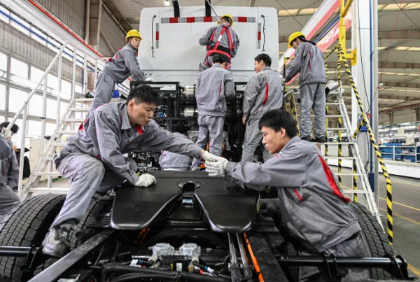 La economía de China desacelera en 2026.