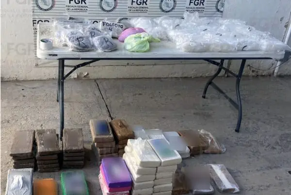 Detienen en Sonora a Fernando "N" con fentanilo y otras drogas.
