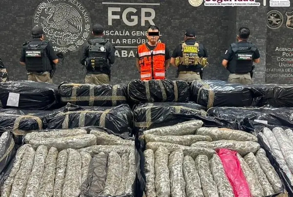 Decomisan marihuana en Tabasco.