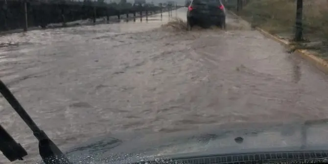 Lluvias en San Andrés Cholula.