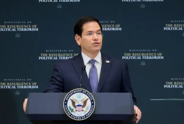 Marco Rubio sobre restricciones de visa a extrema izquierda.