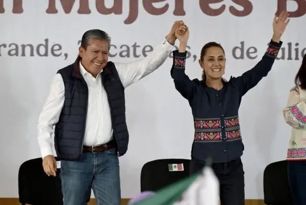 Claudia Sheinbaum reconoce trabajo de David Monreal.