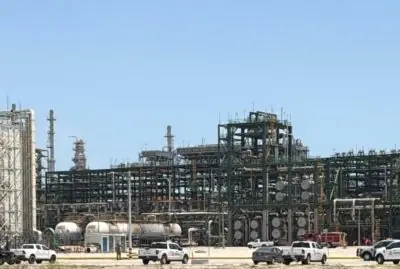 Refinería Olmeca en Tabasco.