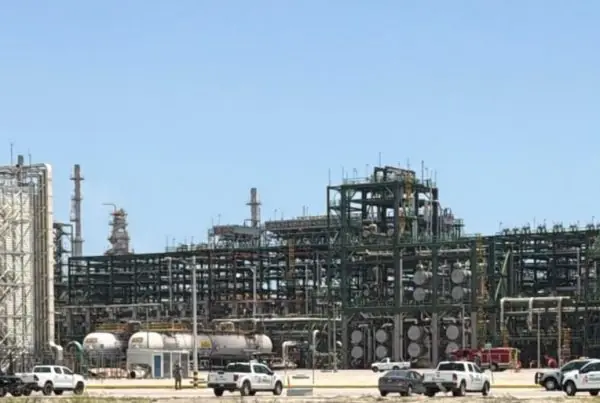 Refinería Olmeca en Tabasco.
