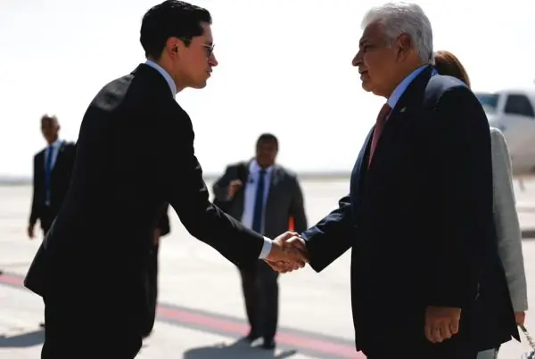 SRE encabeza recepción de autoridades de Panamá