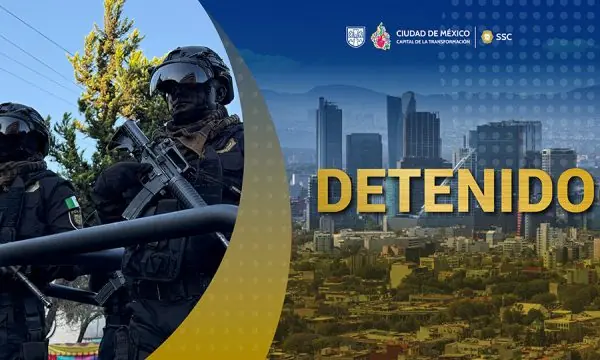 SSC CDMX detiene a narcomenudista en Iztapalapa.