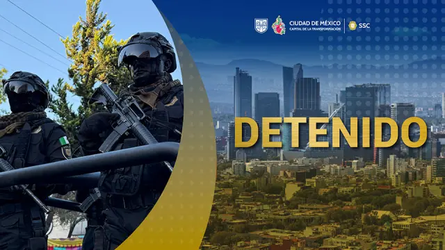 SSC CDMX detiene a narcomenudista en Iztapalapa.