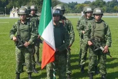 Cadetes mexicanos compiten en Brasil.