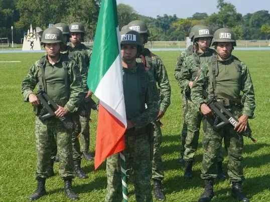 Cadetes mexicanos compiten en Brasil.