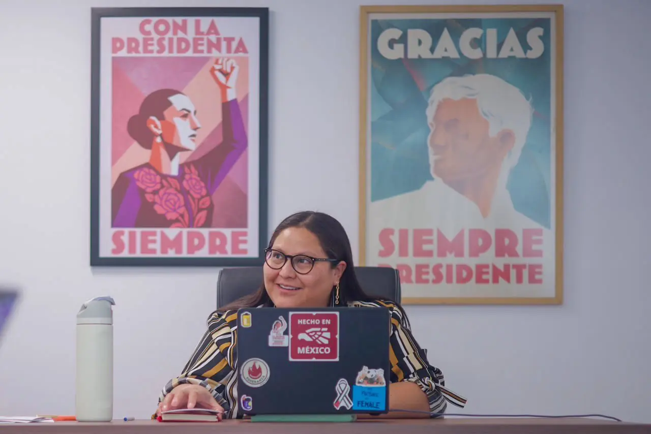 Citlalli Hernández niega campañas anticipadas en Morena.