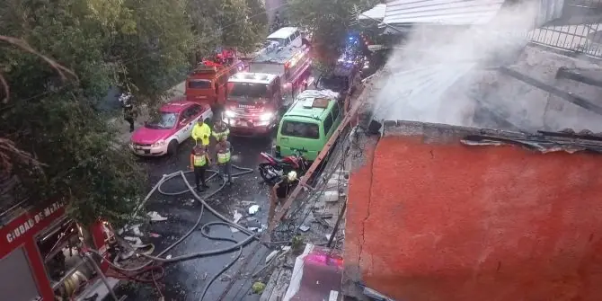 Explosión por acumulación de gas en Las Águilas.