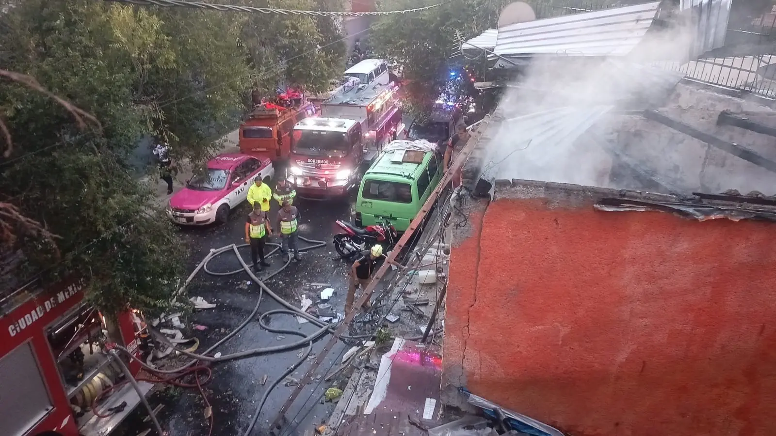 Explosión por acumulación de gas en Las Águilas.