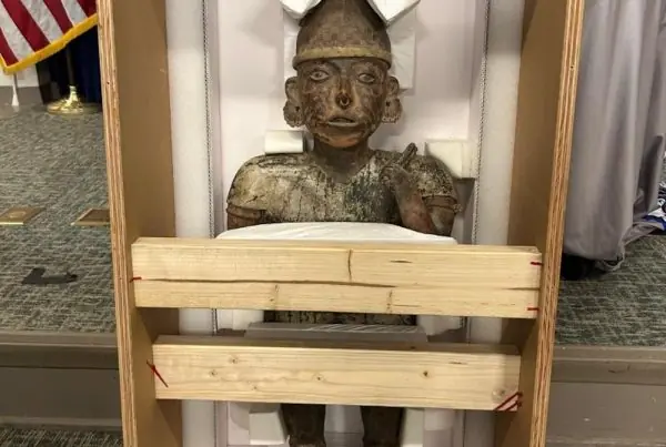 Repatriarán piezas prehispánicas desde Estados Unidos.