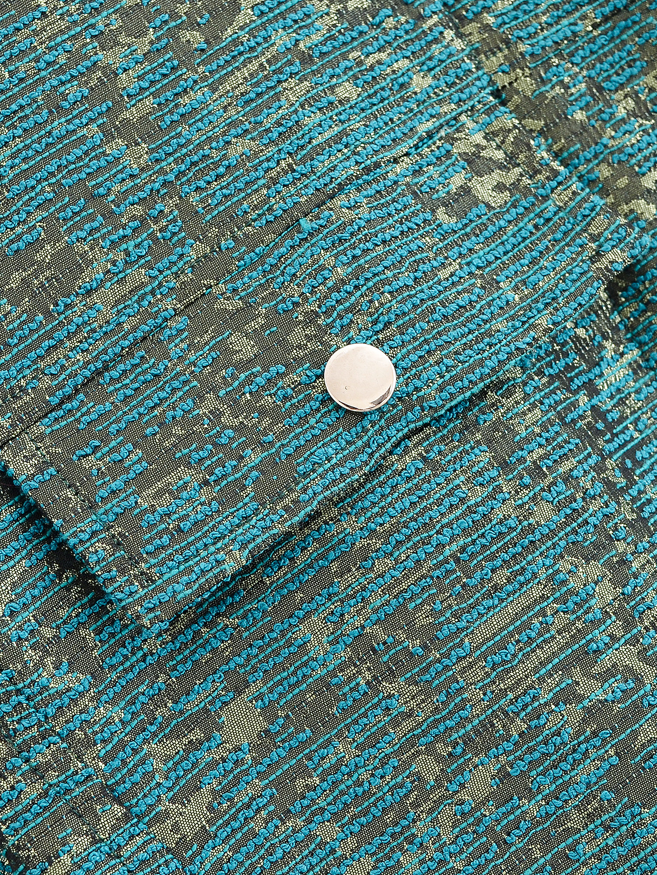 Retro Pattern Jacquard Short Jacket - Image 4