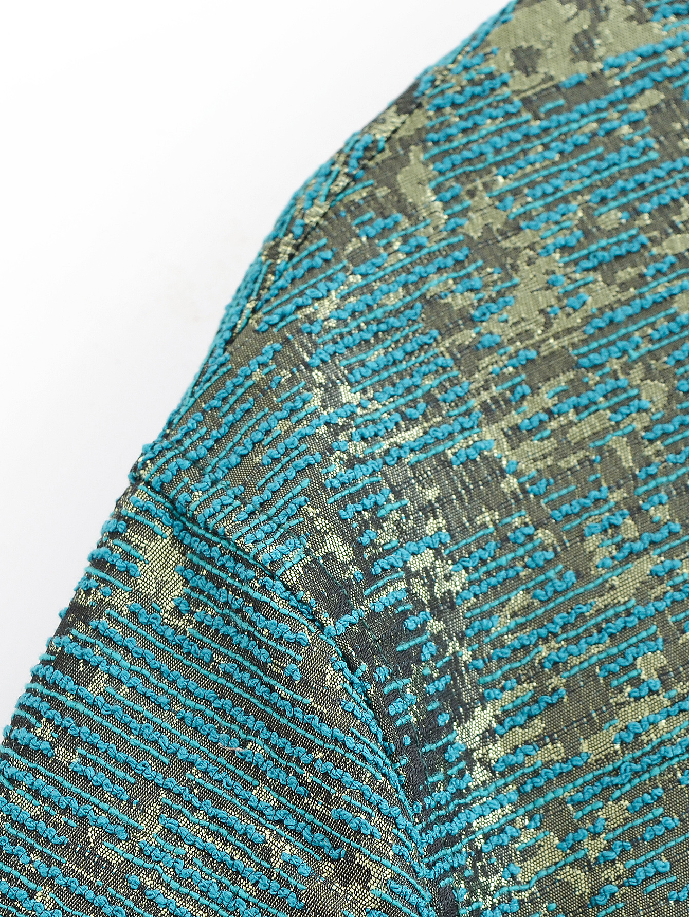 Retro Pattern Jacquard Short Jacket - Image 8