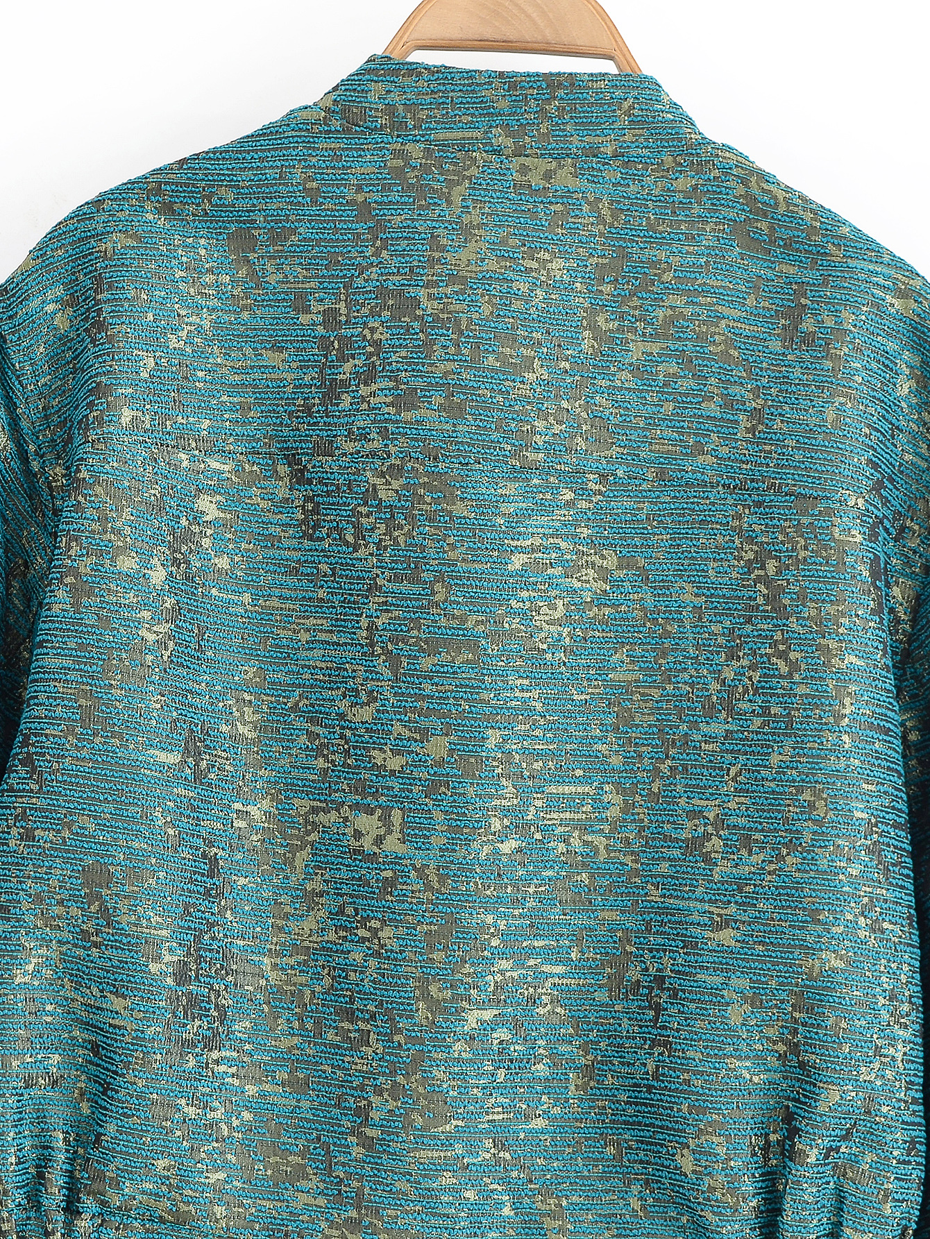 Retro Pattern Jacquard Short Jacket - Image 12