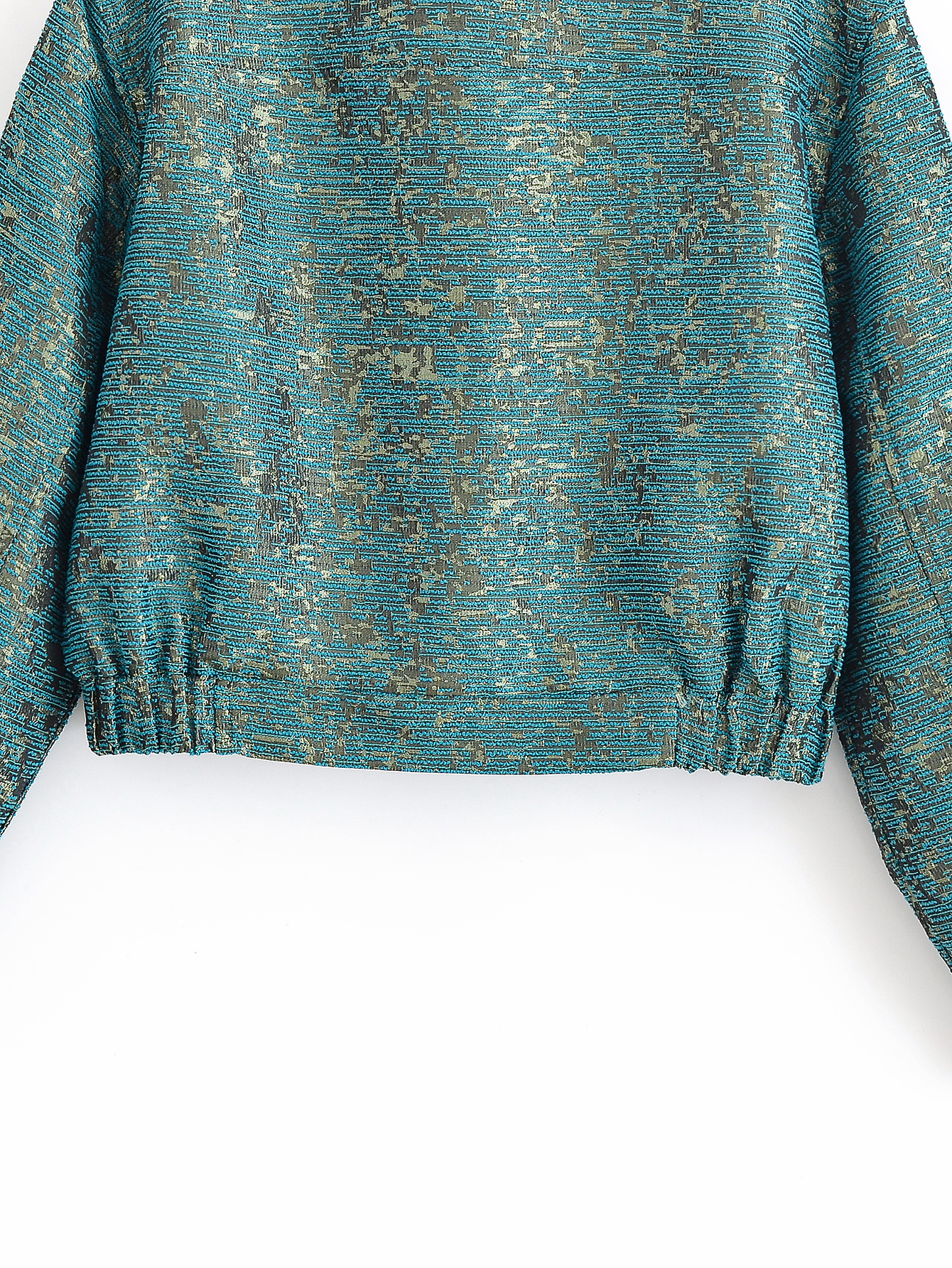 Retro Pattern Jacquard Short Jacket - Image 13