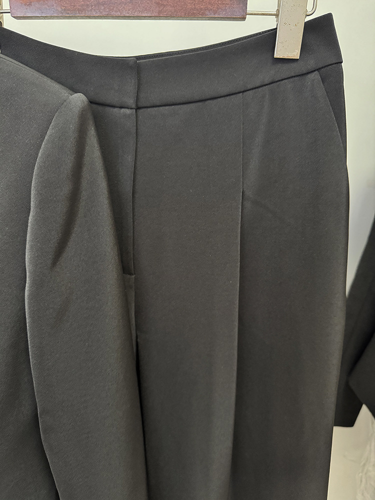 Early Autumn Star Bead Diamond Stand up Collar Jacket Trousers Two Piece Sets - Image 7