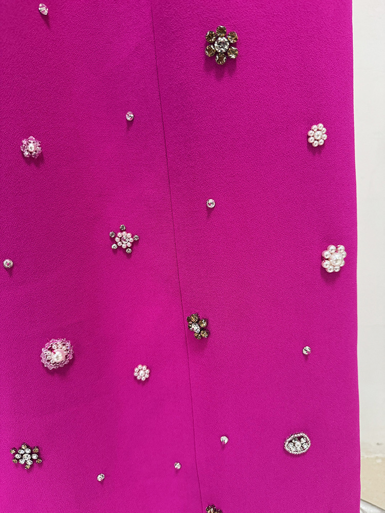 Star Heavy Industry Beads Diamond Slim Maxi Dress Formal Dress - Image 4