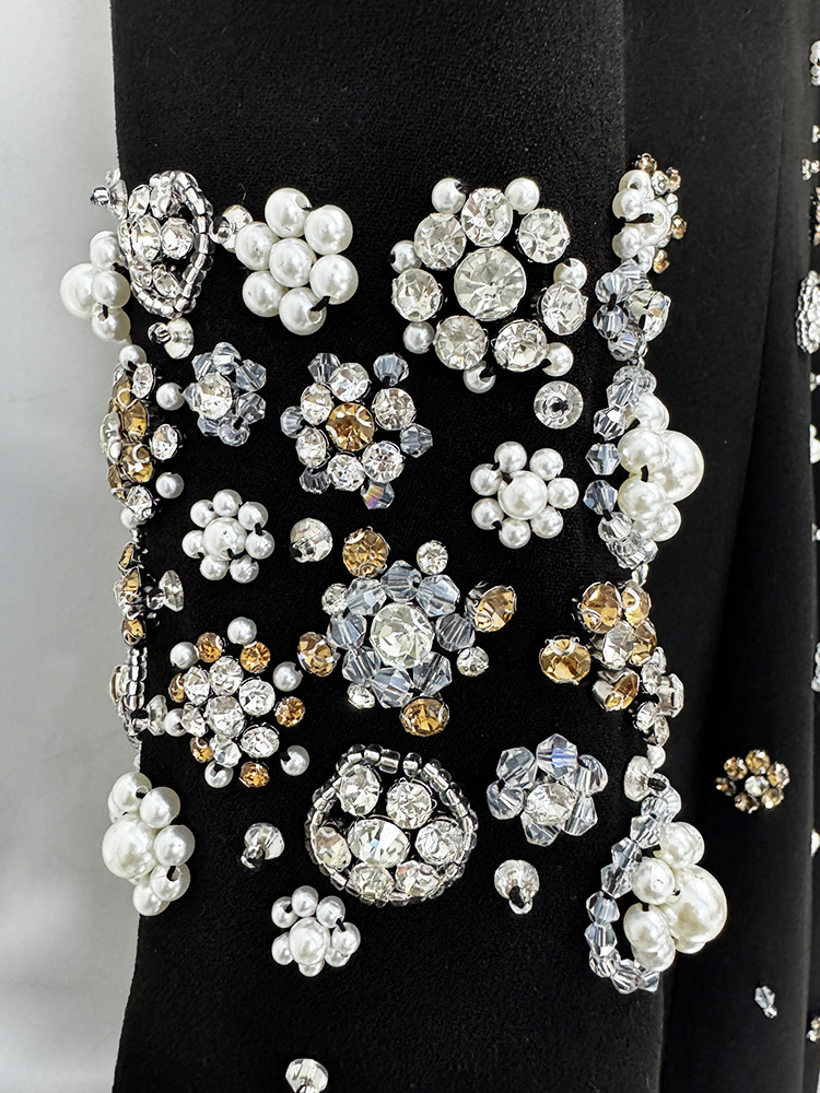 Heavy Industry Beads Diamond Embedded Slim Maxi Dress Formal Dress - Image 10