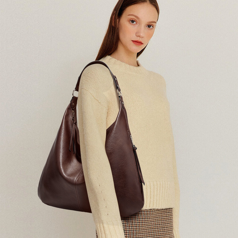 High Texture Shoulder Underarm Bag All Match Tote - Image 3