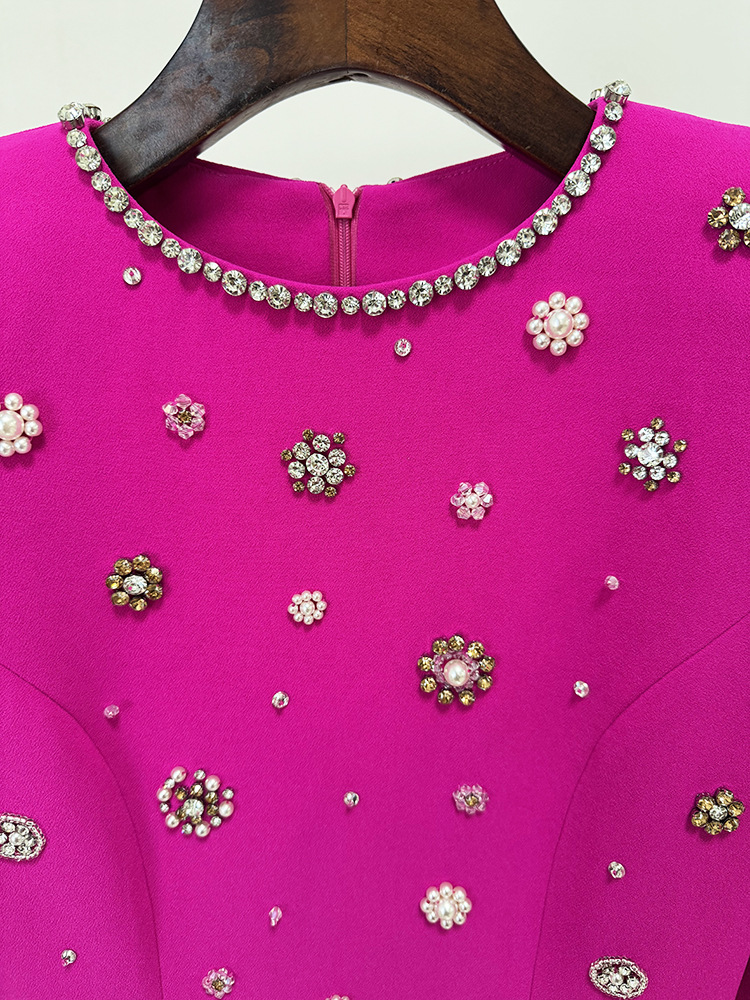 Star Heavy Industry Beads Diamond Slim Maxi Dress Formal Dress - Image 3