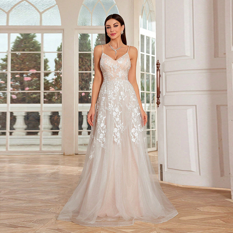 Lace Evening Dress Suspender Bridal Mori Fairy Temperamental Wedding Veil Formal Dress