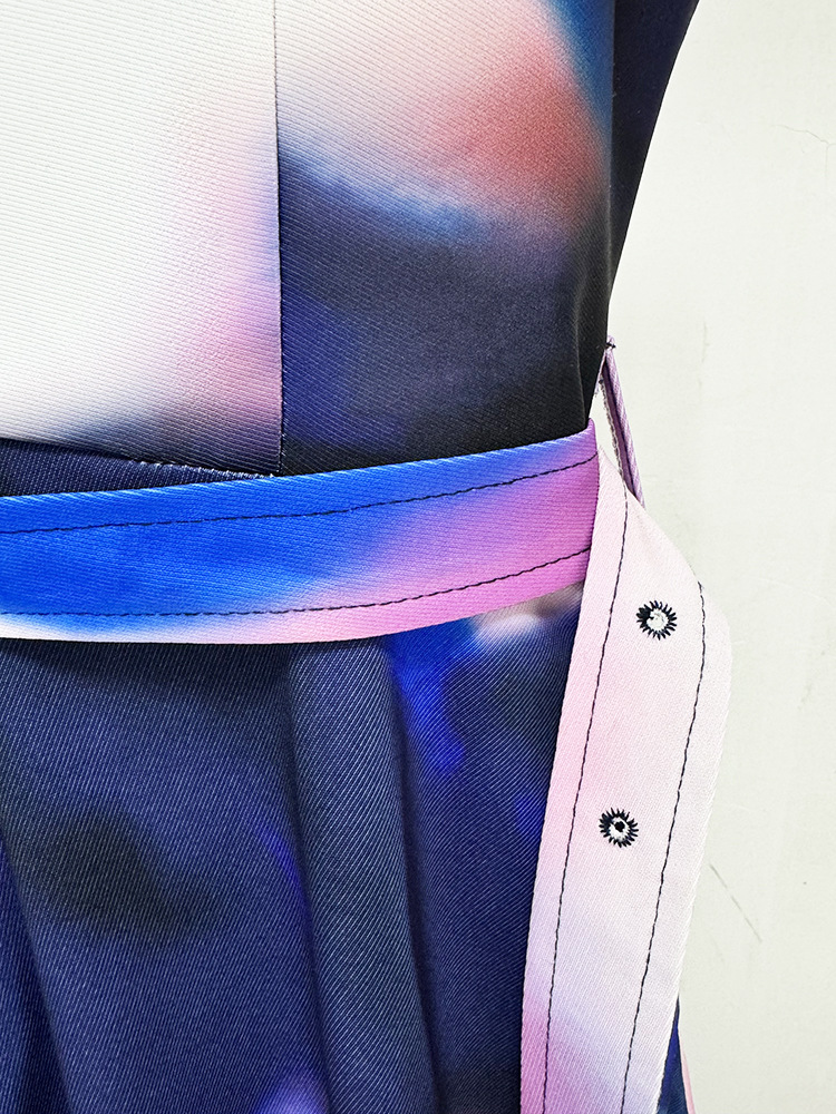 Sleeveless Vest Colorful Printed Maxi Dress - Image 8