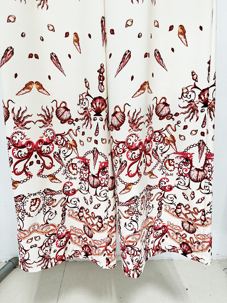 Early Spring Underwater World Printed Camisole Short Coat Trousers Three-Piece Sets - Image 13