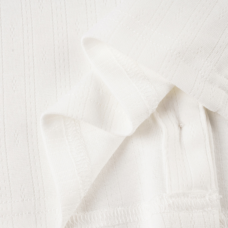 Sweet White Doll Collar Knitted Cardigan Girly Basic Texture Shirt - Image 13