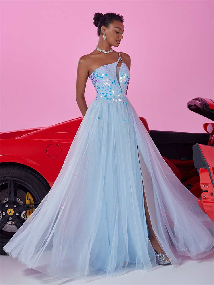 Elegant Bandeau Slim Fit Formal Cocktail Party Dinner Dress - Image 3