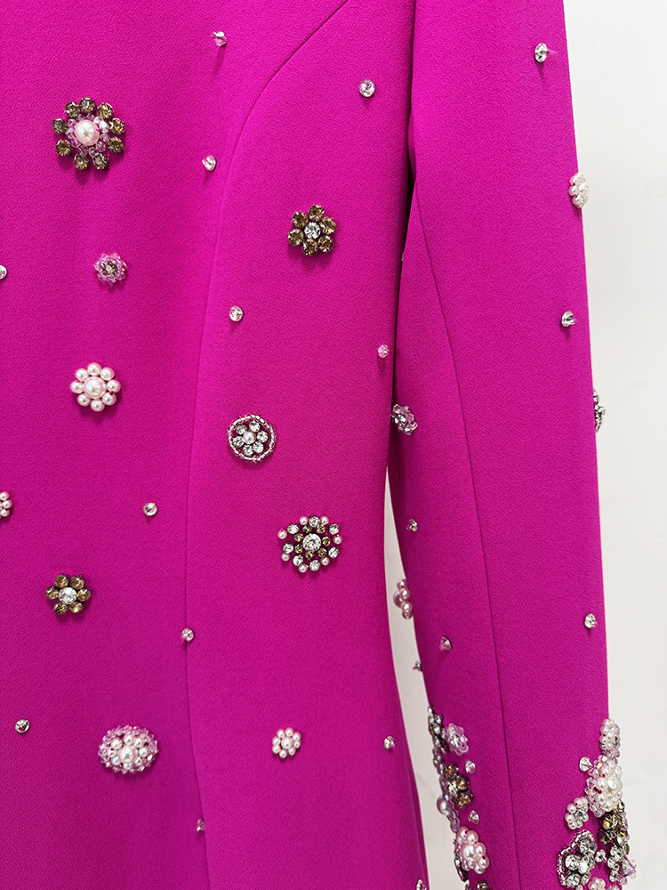 Star Heavy Industry Beads Diamond Slim Maxi Dress Formal Dress - Image 6