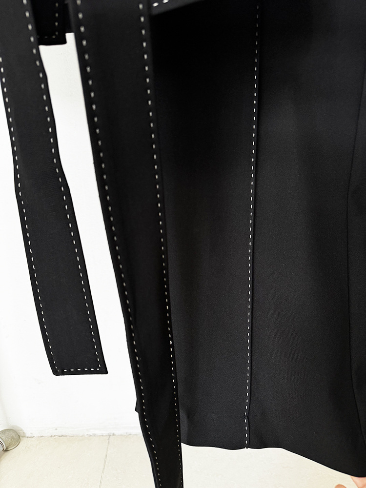 Star Beading Decorative Series Belt Work Pant Suit Two Pieces Set - Image 9