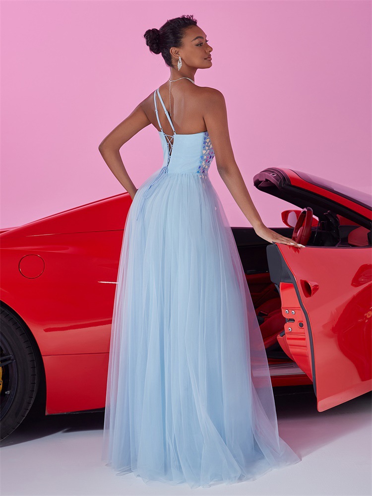 Elegant Bandeau Slim Fit Formal Cocktail Party Dinner Dress - Image 4