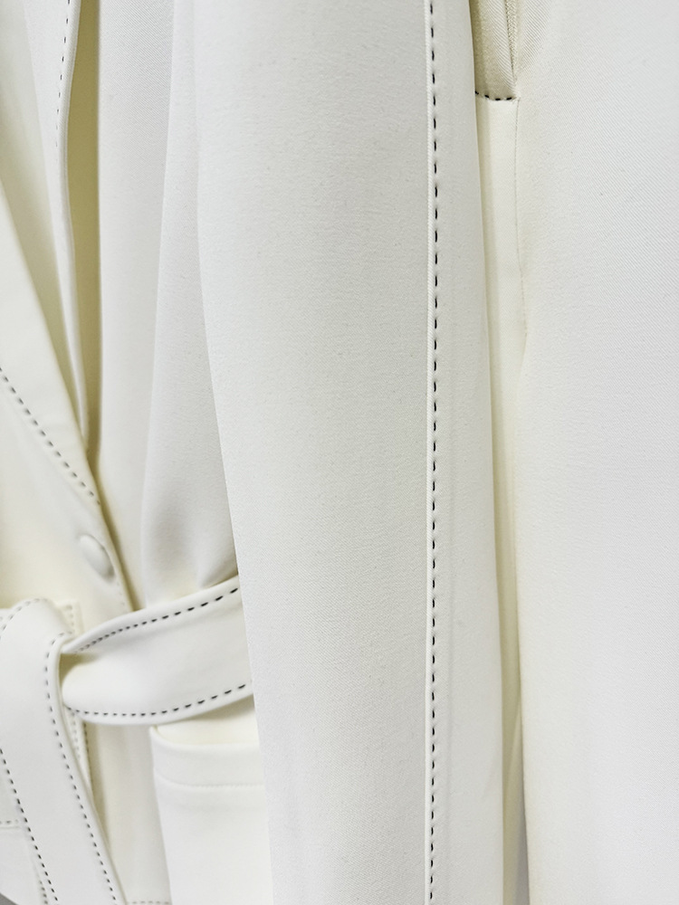 Star Beading Decorative Series Belt Work Pant Suit Two Pieces Set - Image 15