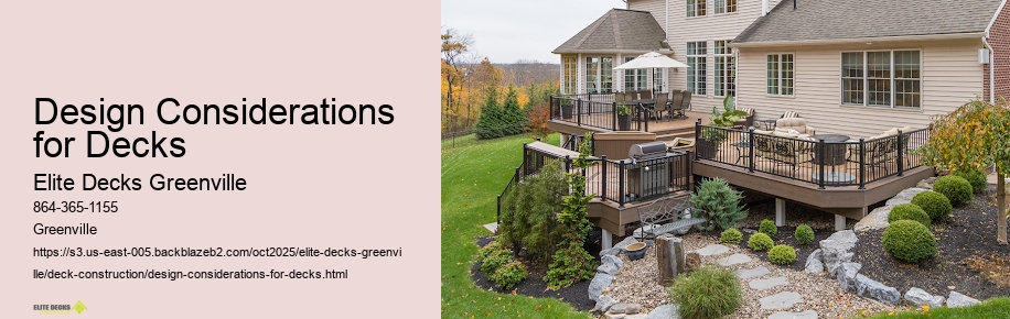 Design Considerations for Decks
