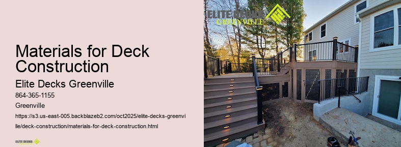 Materials for Deck Construction