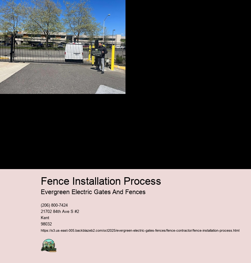 Fence Installation Process