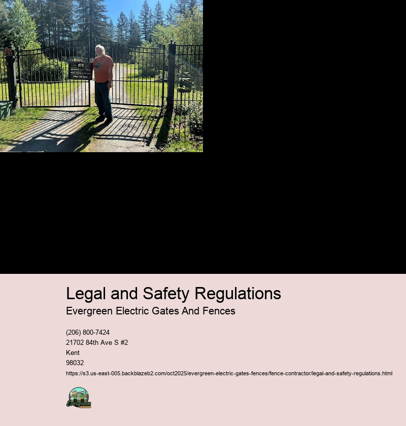 Legal and Safety Regulations