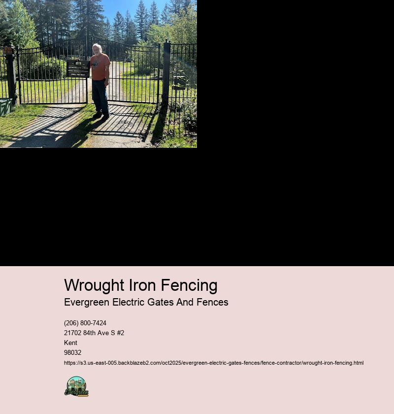 Wrought Iron Fencing