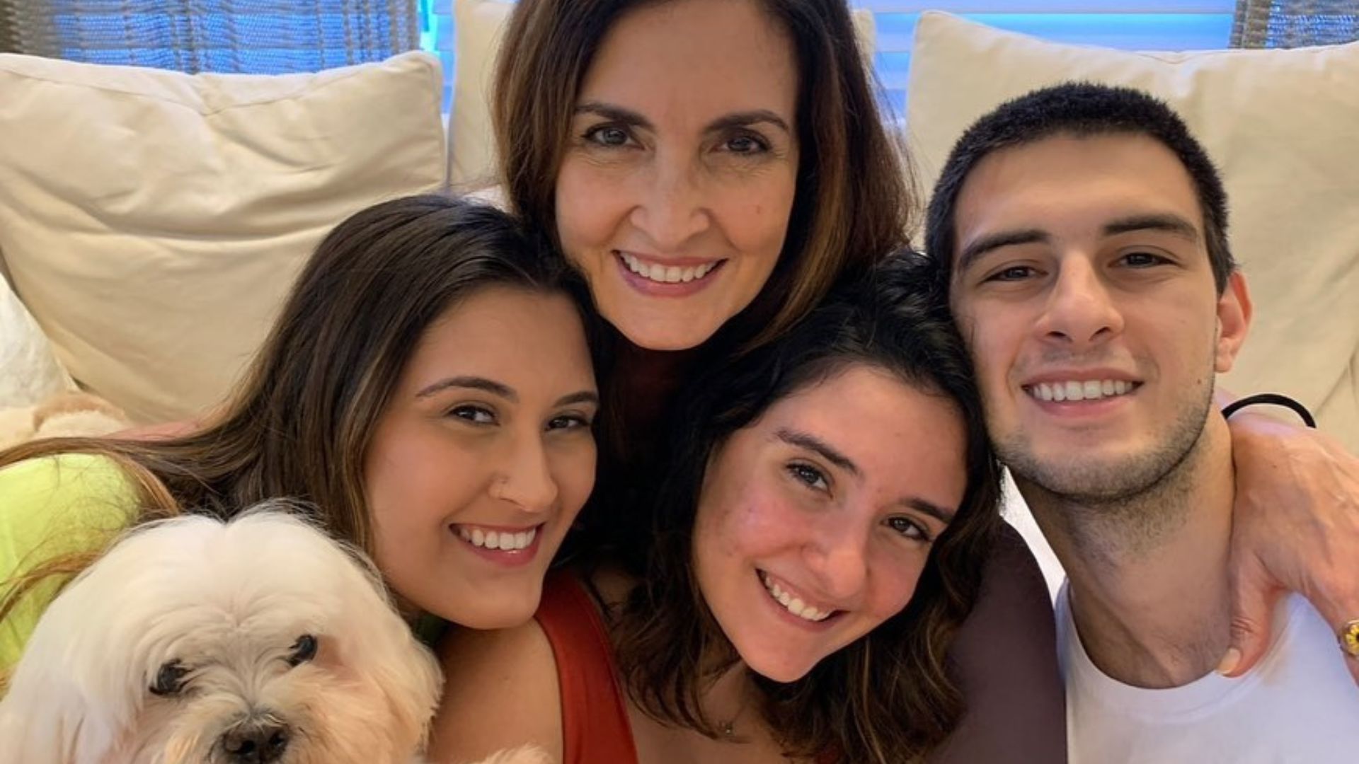 F&aacute;tima Bernardes e filhos