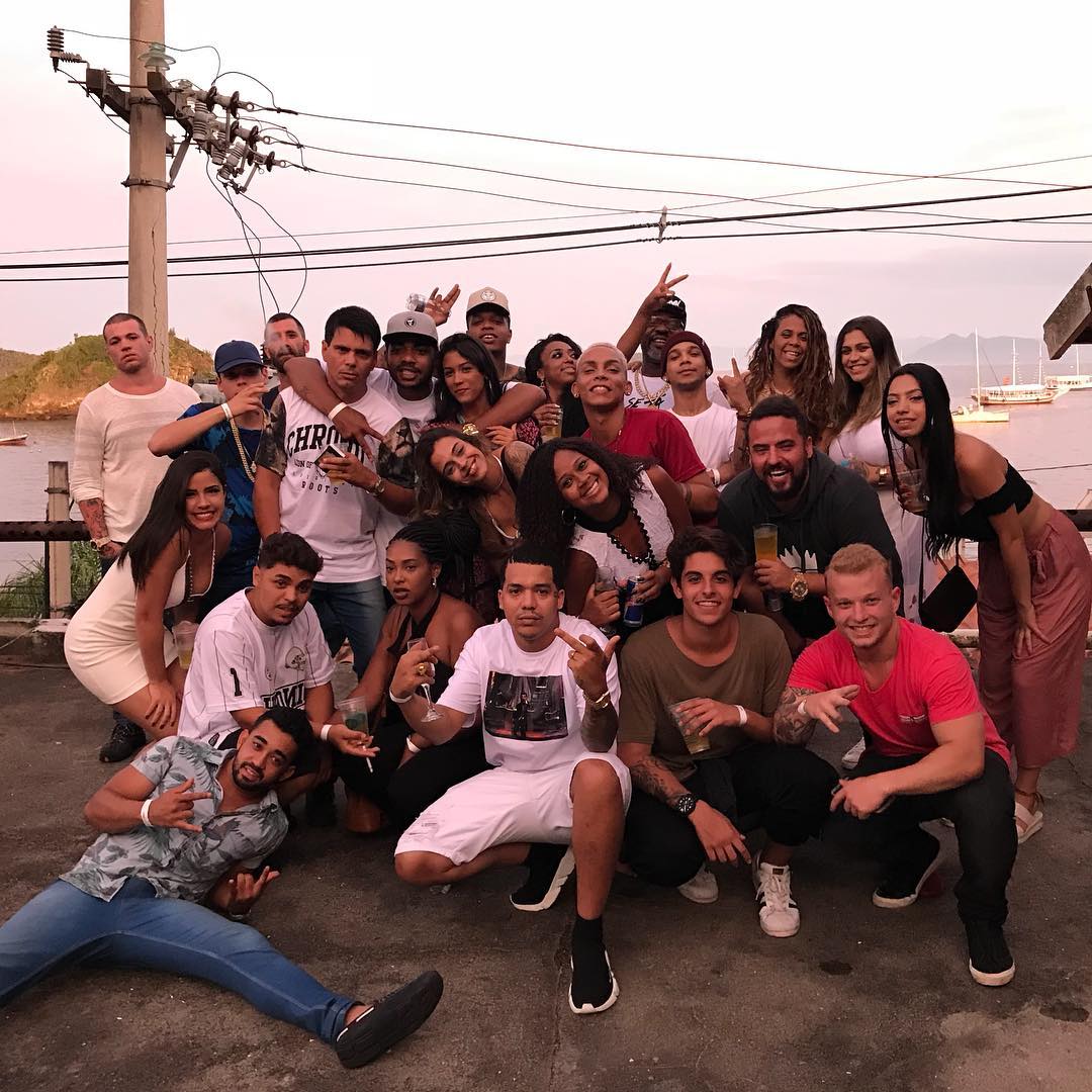 Mr Catra com sua família