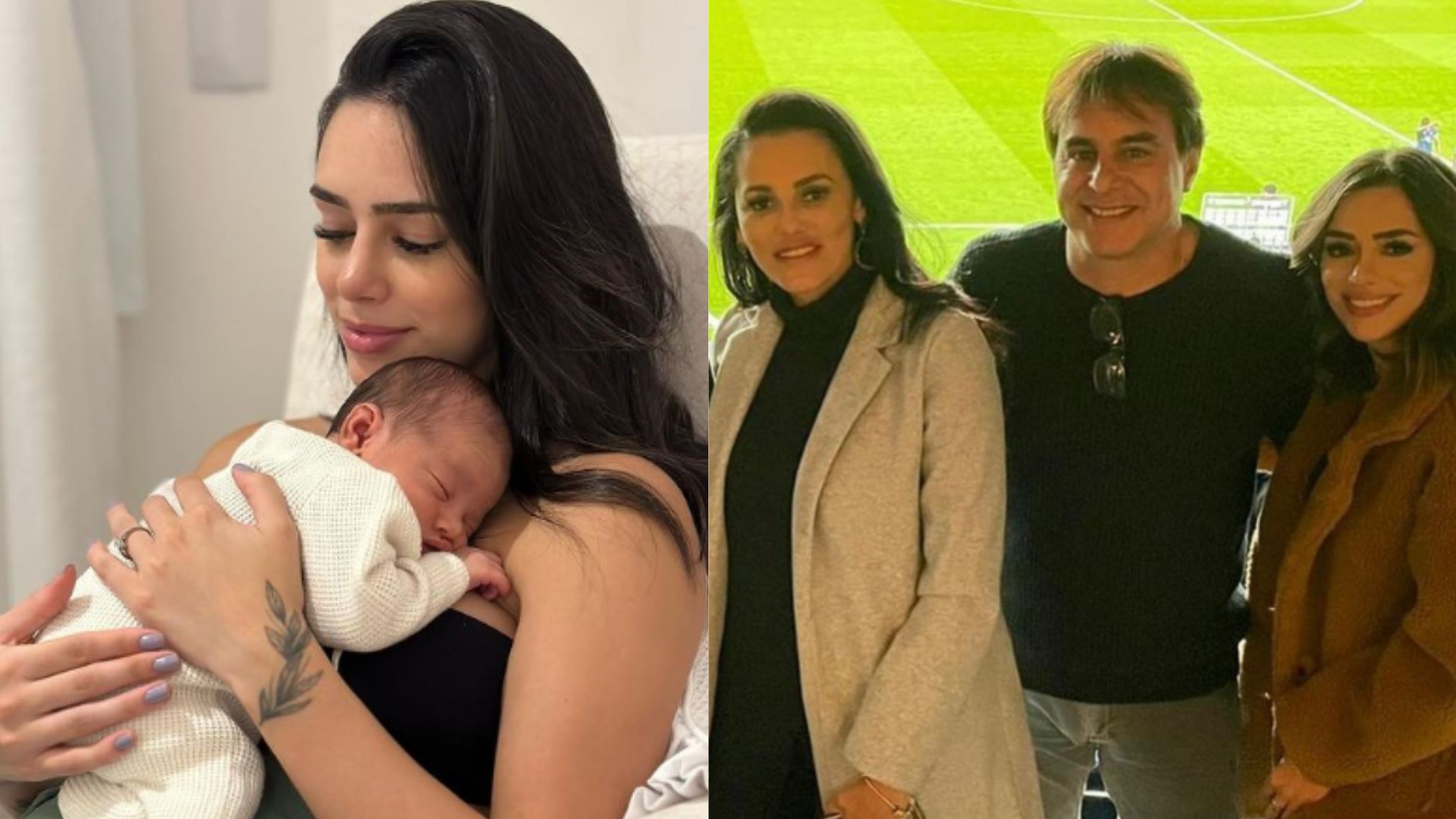 Bruna Biancardi, Mavie, Edson, Telma, avós filha Neymar Jr.