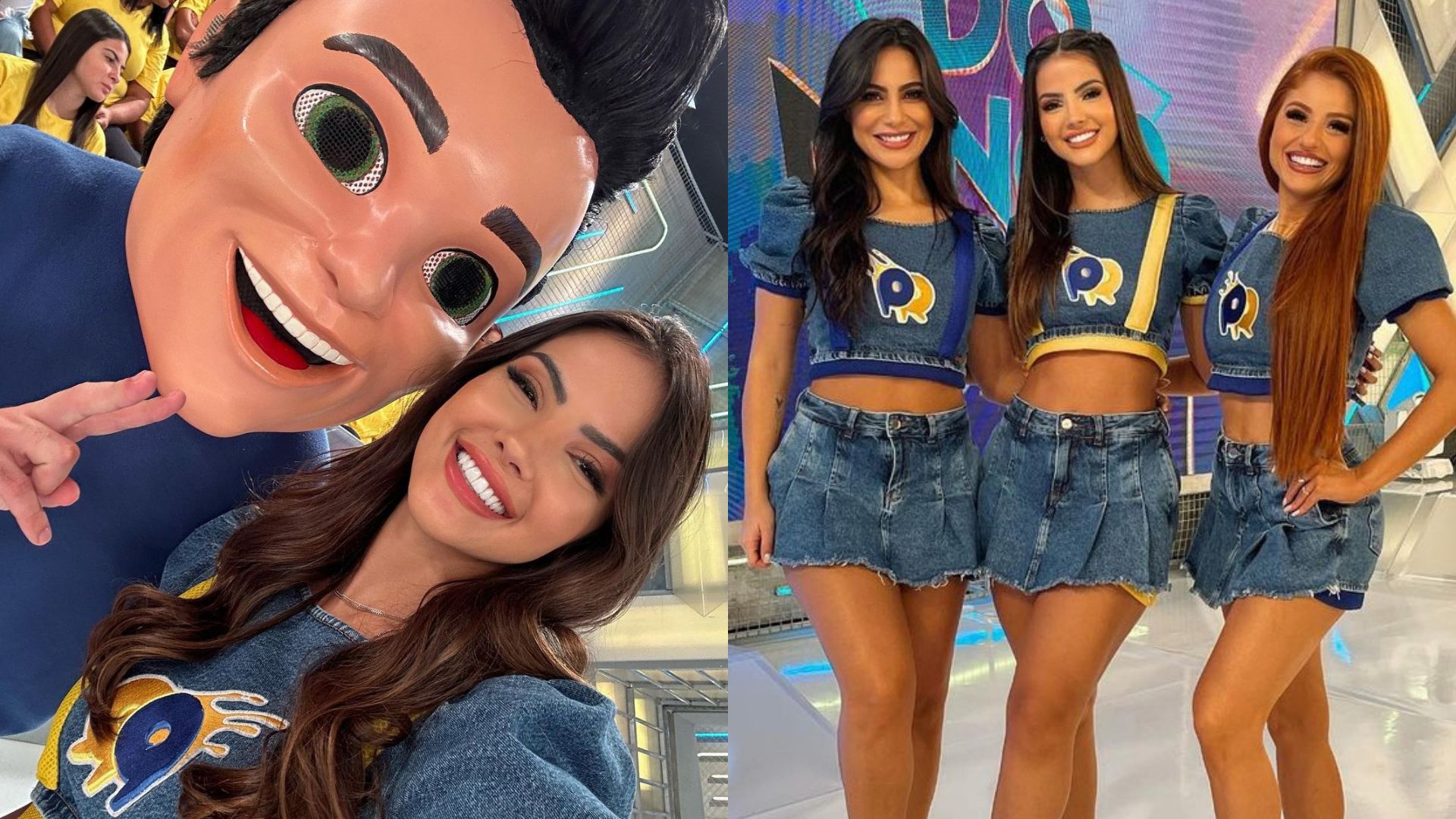 luana prado no programa celso