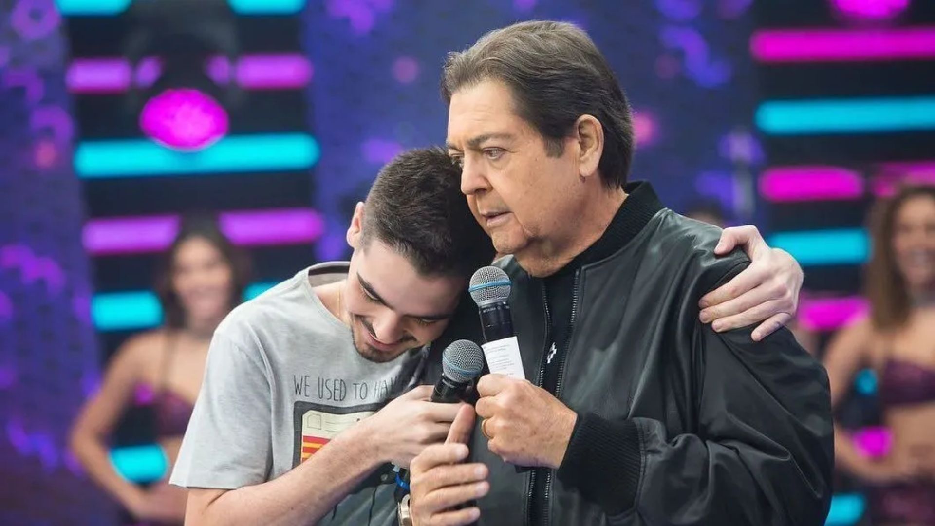 Faustão e João Silva