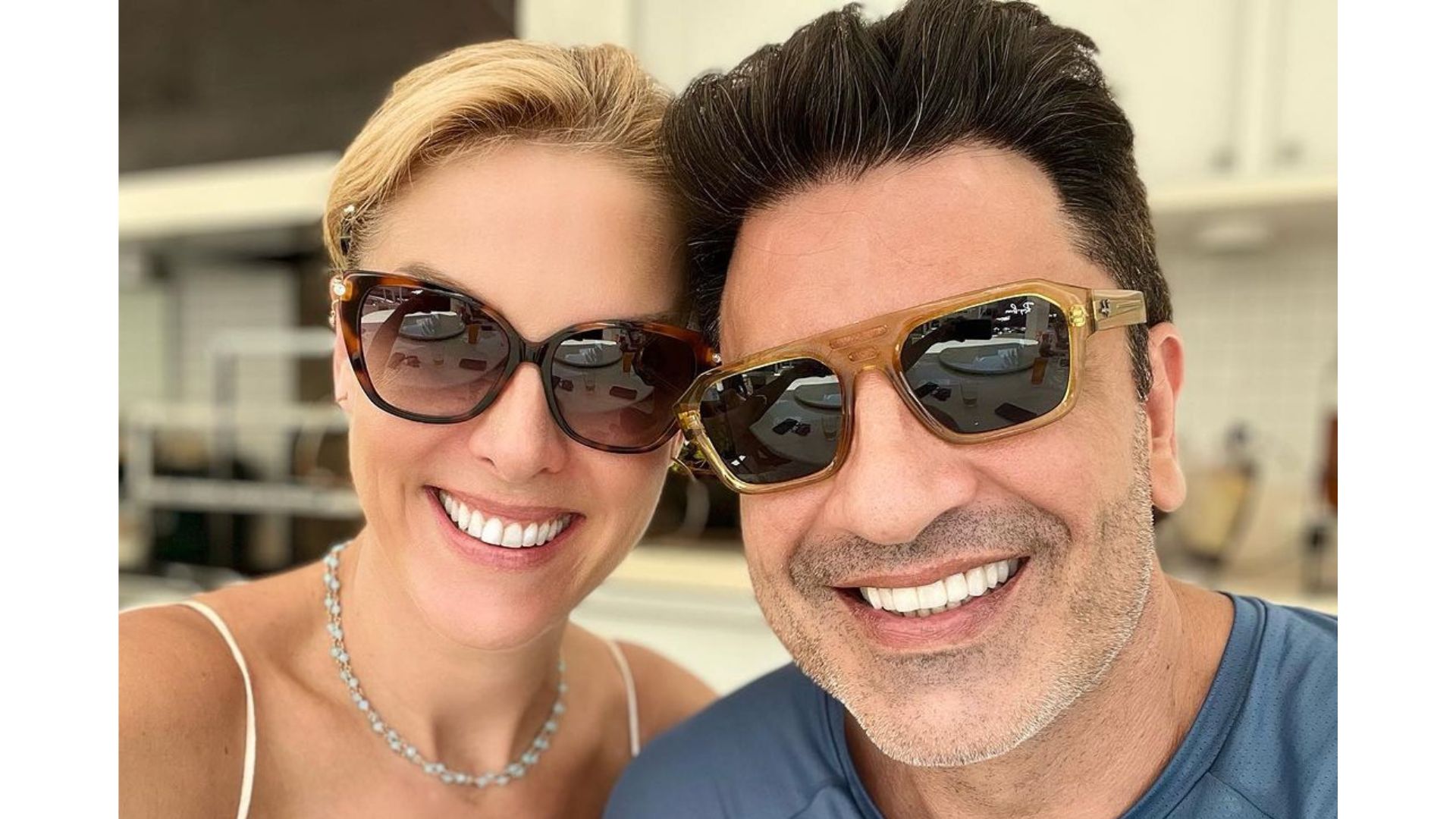 Ana Hickmann e Edu Guedes
