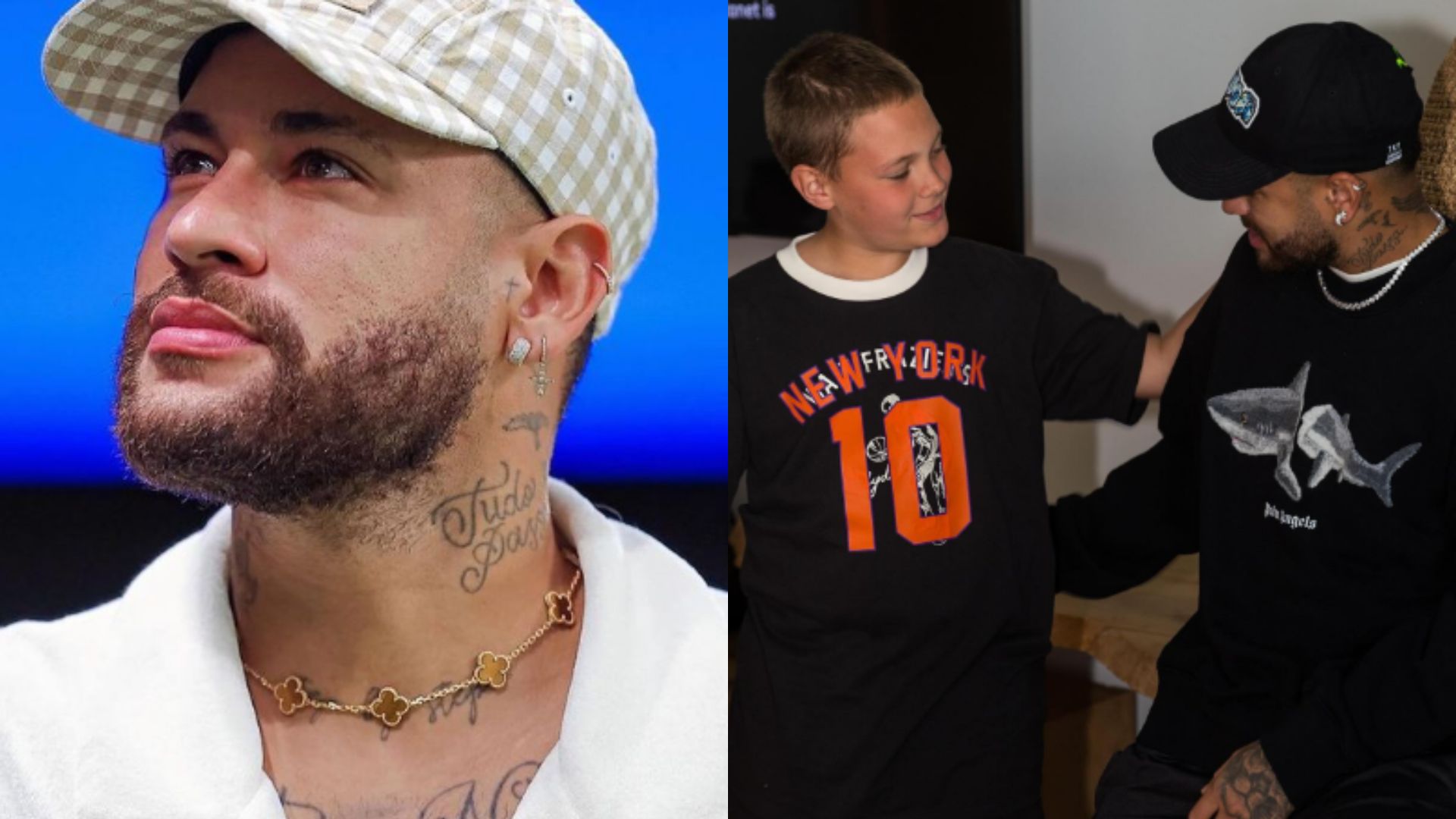 Neymar e o filho