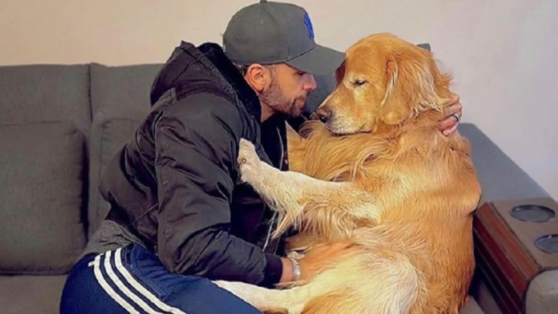 Dono e seu cachorro