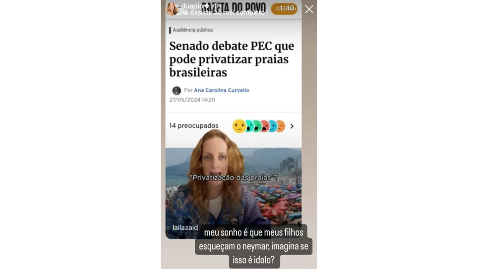 Pec para privatização das praias brasileiras