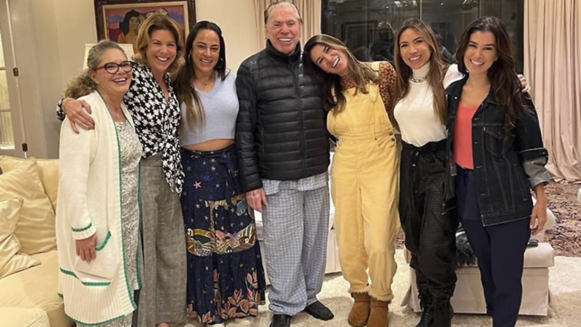 silvio santos e filhas